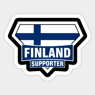 Finland Super Flag Supporter Sticker